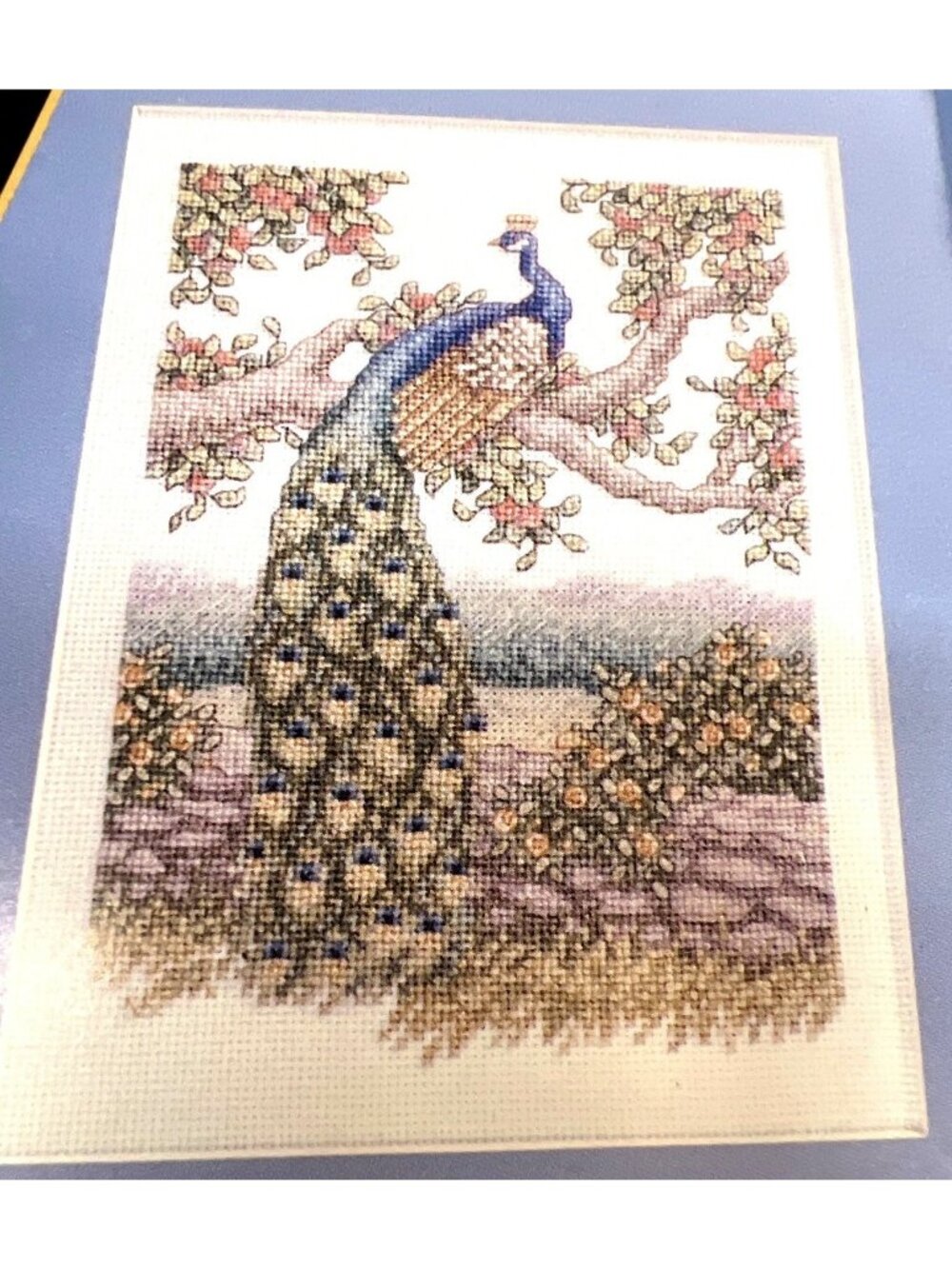 Teresa Wentzlers Petites Peacock And Unicorn Cross-Stitch Pattern  Leisure Arts